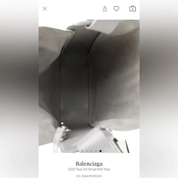 Balenciaga Gray Tote Bag - Picture 5 of 12
